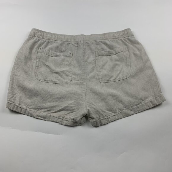 Old Navy Flax Linen Blend High Rise Pull On Shorts XL - Picture 5 of 5